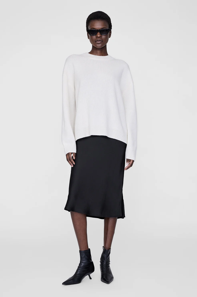 Bar Silk Skirt - Black
