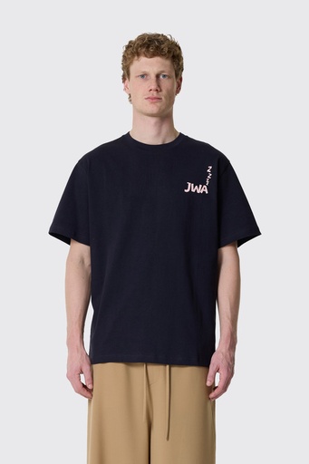 [101146] JWA Back Print T-shirt in Dark Navy