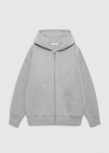 [102821] Bond Zip Up Hoodie Framed Monogram