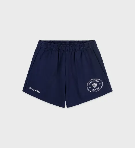 [103070] Eden Crest Embroidered Disco Shorts