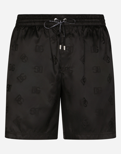[103294] Black DG Logo Swim Shorts