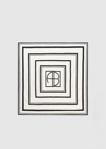 [103855] Eliza Sarong - Ivory and Black Monogram