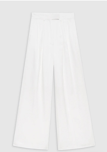 [103871] Lou Trouser - Ivory Linen Blend