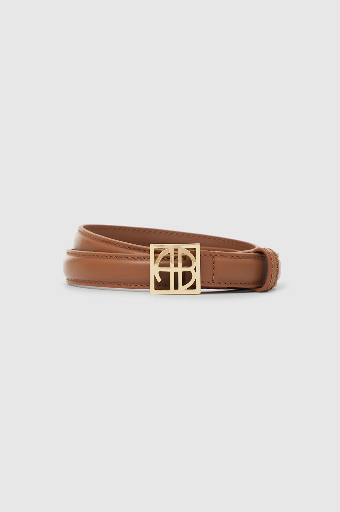 [103895] Monogram Belt - Cognac