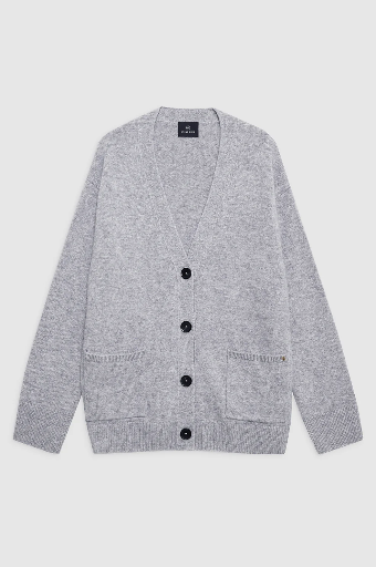 [103909] Jackson Cardigan - Medium Heather Grey