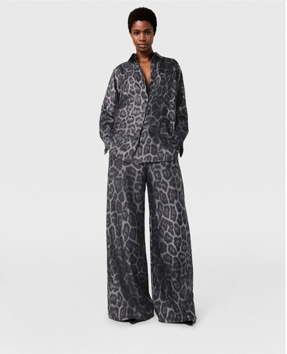 [104089] Leopard Pajama Trousers