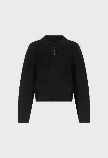 [104279] Homere LDS Polo Collar Sweater 