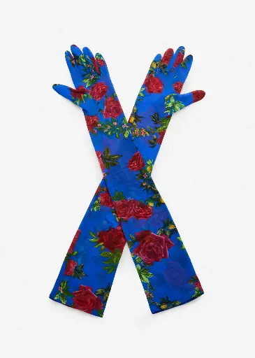 [104327] Gloves 01 Blue Print