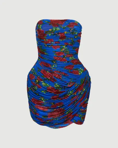 [104329] Dress 05 Blue Print