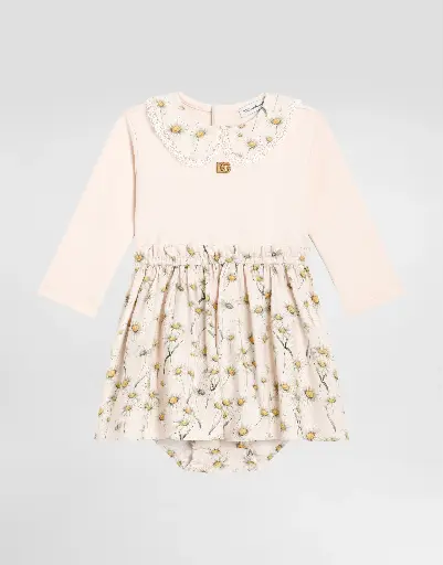 [104429] Long Sleeve Dress Culotte