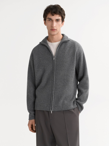 [104540] Men's Chunky Full zip