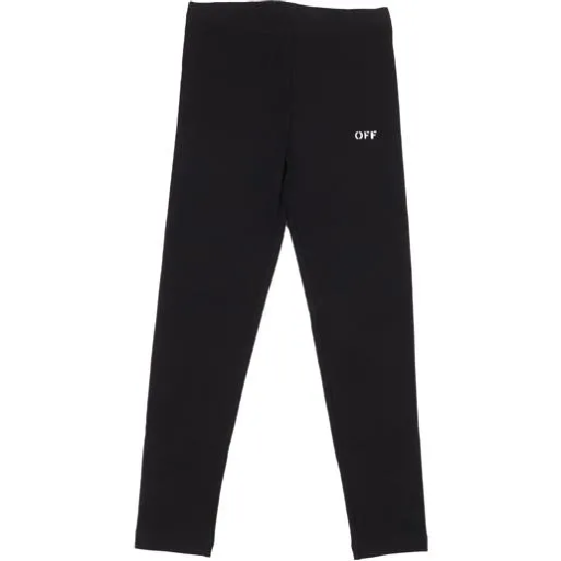 [104659] OFF STAMP LEGGING BLACK - WHITE