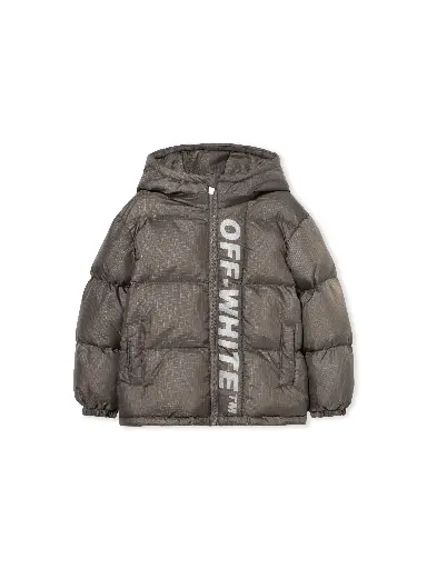 [104685] Off White Ripstop Puffer Dark Grey - Ref