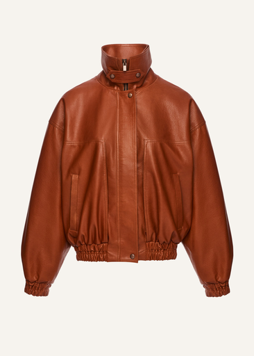 [108215] Leather 20 Jacket Orange