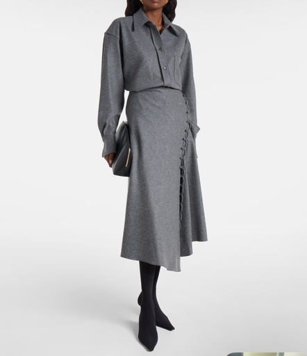 [108521] Rouleau Detail Skirt