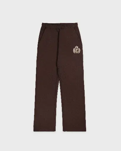 [108894] NY Crest Embroidered Wide Sweatpant