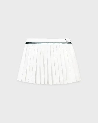 [109187] SRC Abigail Skirt White and Green