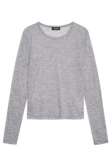[109286] SYLVIE LONG SLEEVE TEE - GREY