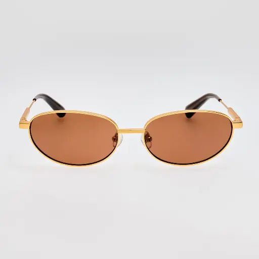 [109423] Alba Sunglasses in Matt Gold