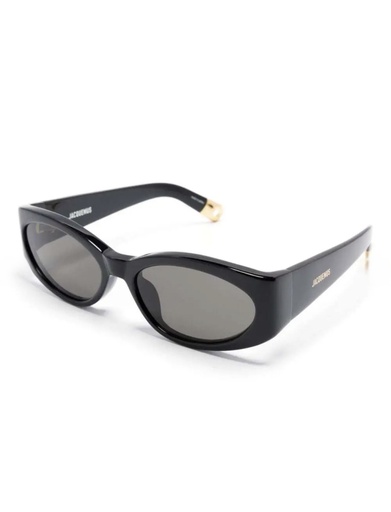 [109424] Ovalo Oval Sunglasses in Black
