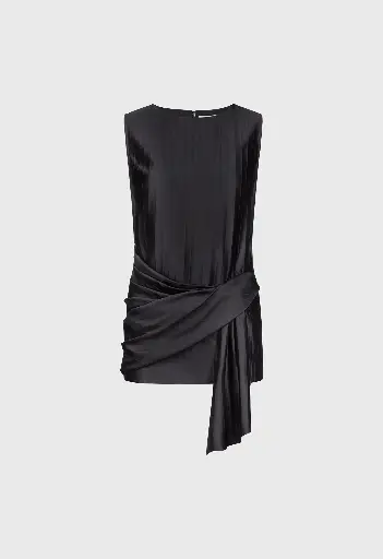 [109512] Fonda Draped Asymmetric Top