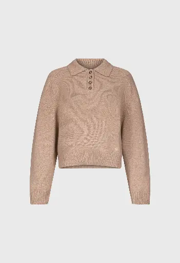 [109555] Homere LSD Polo Collar Sweater - Homere LDS Boxy Sweater