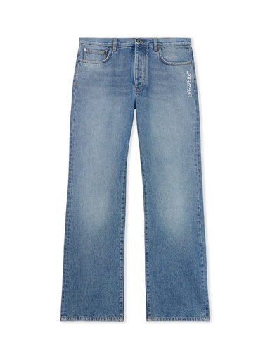 [109695] Half Arrow Slim Relaxed Jeans