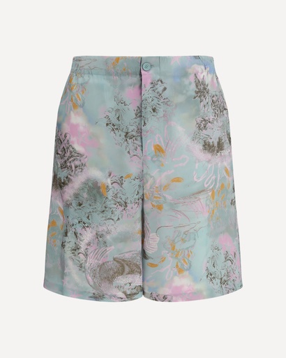 [109706] Printed Bowling Shorts