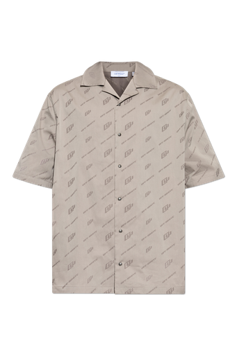 [109715] Cot Nyl Jacquard Bowling Shirt