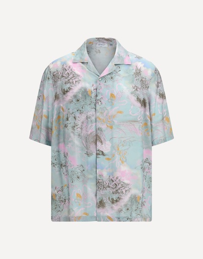 [109717] Printed Bowling Shirt