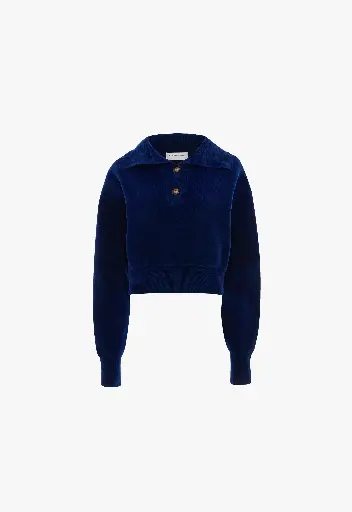[109761] Collared Cropped Jumper