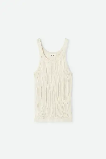 Fine Knit Rib Singlet 