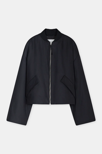 [110468] Bomber Jacket Made Of A Cotton Blend
