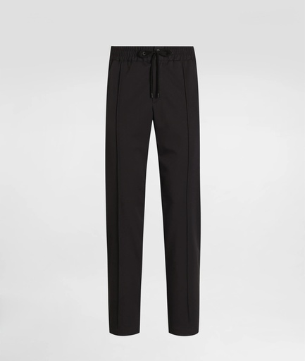 Wool Canvas Jogging Trousers