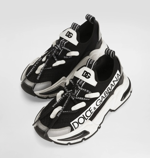 Knit Airmaster Sneakers With Dolce&Gabbana Logo