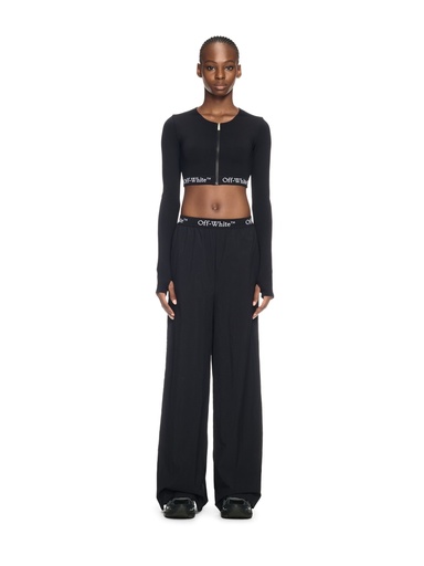 [111261] LOGOBAND NYLON PANT