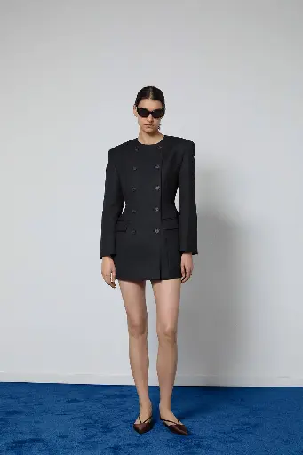 Blazer Sculpted Collarless