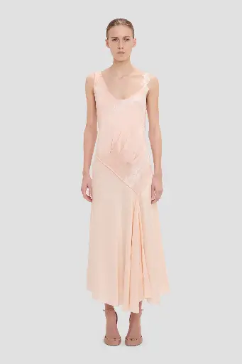 Asymetric Lace Detail Dress
