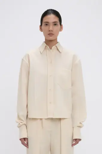 Ellys Shirt In Alabaster