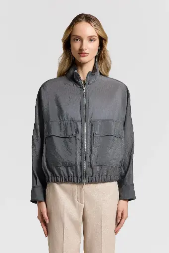 [119922] Lightweight Cupro Jacket