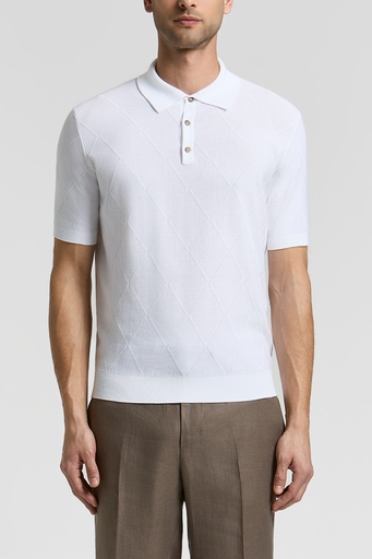 Knitted T-Shirt  Flash White