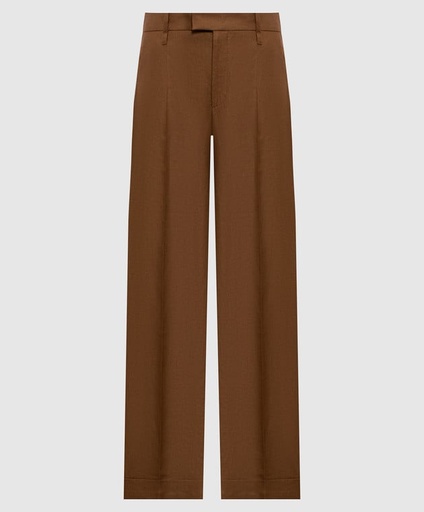 Brown Linen Pants
