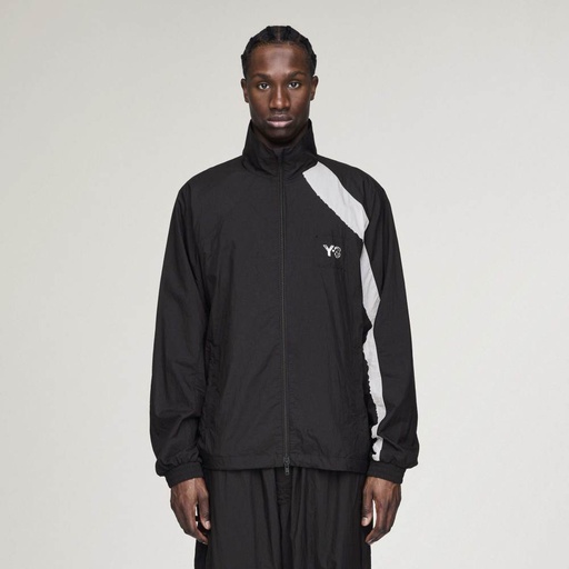 Y-3 Raw Edge 3 Stripes Nylon Shell Jacket 