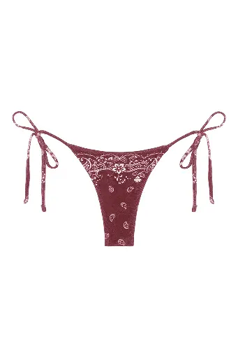 Praia Bottom in Hibiscus Bandana