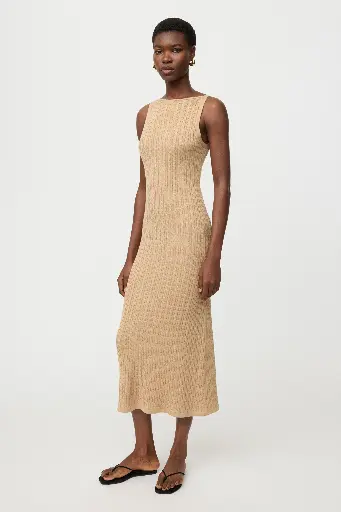 Fine Knit Cable Knit Dress