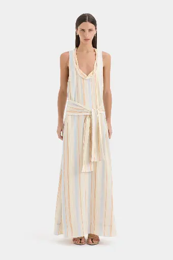Pernille Scoop Neck Maxi Dress
