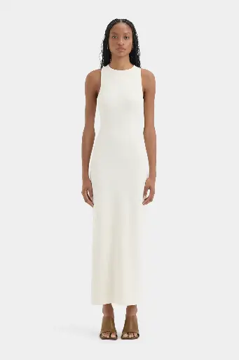 Sabah Cross Back Midi Dress