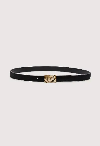 [122127] MORGAN LDS Pony-effect leather belt