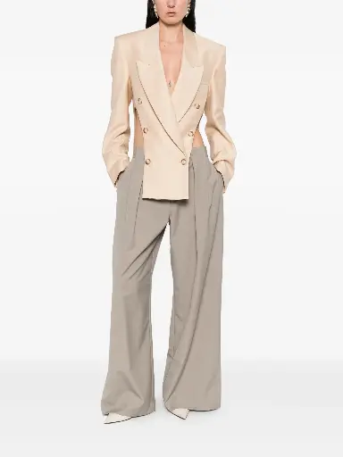 Double Breasted Cut-Out Blazer