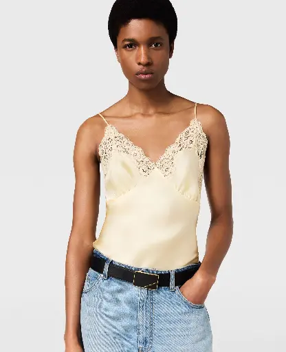 Slip Top with Lace Details